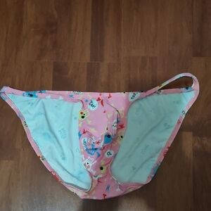 Colorful Cartoon Print Bikini Bottom